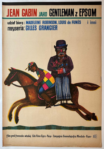 Link to  Gentleman from Epsom Polish Film PosterPoland, 1965  Product