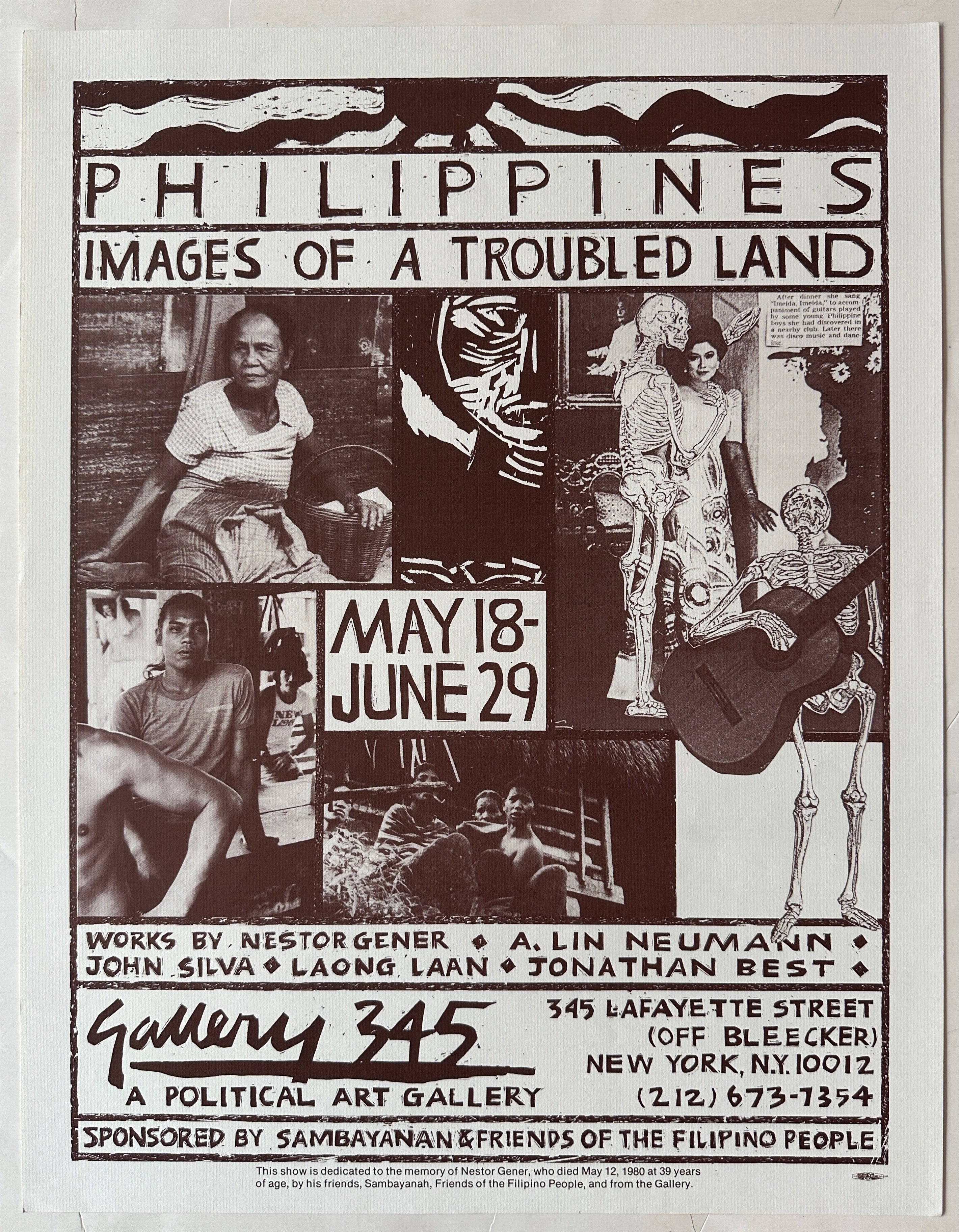 Philippines 'Images of a Troubled Land' Poster