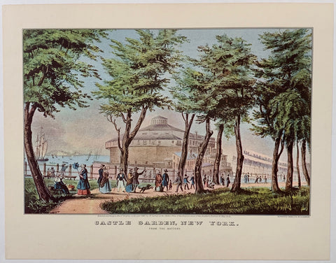 Link to Castle Garden, New York by Nathaniel CurrierC. 1890-c.1955 Product