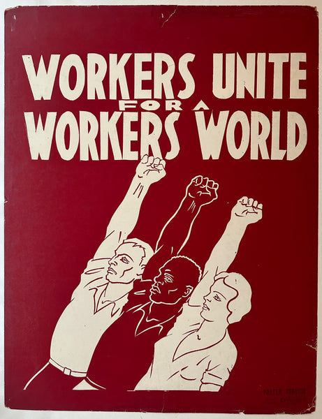 workers of the world unite chinese poster