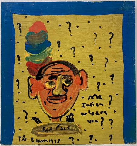 Link to Me Indian Who Are You #25 The Beaver PaintingU.S.A, c. 1995 Product