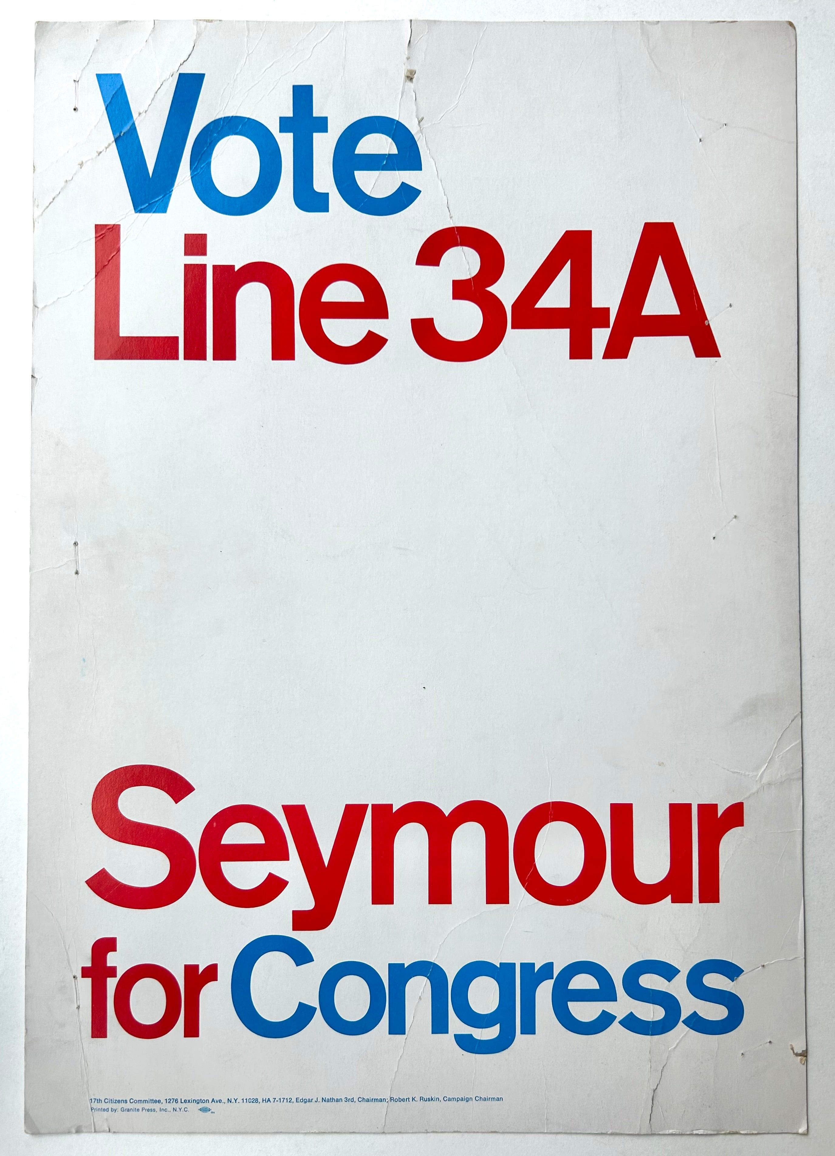 Seymour for Congress Poster