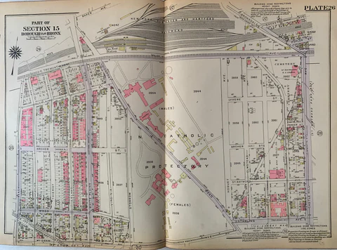 Link to Atlas of the City of New York Borough of the Bronx (Volume 3)New York City, 1927 Product