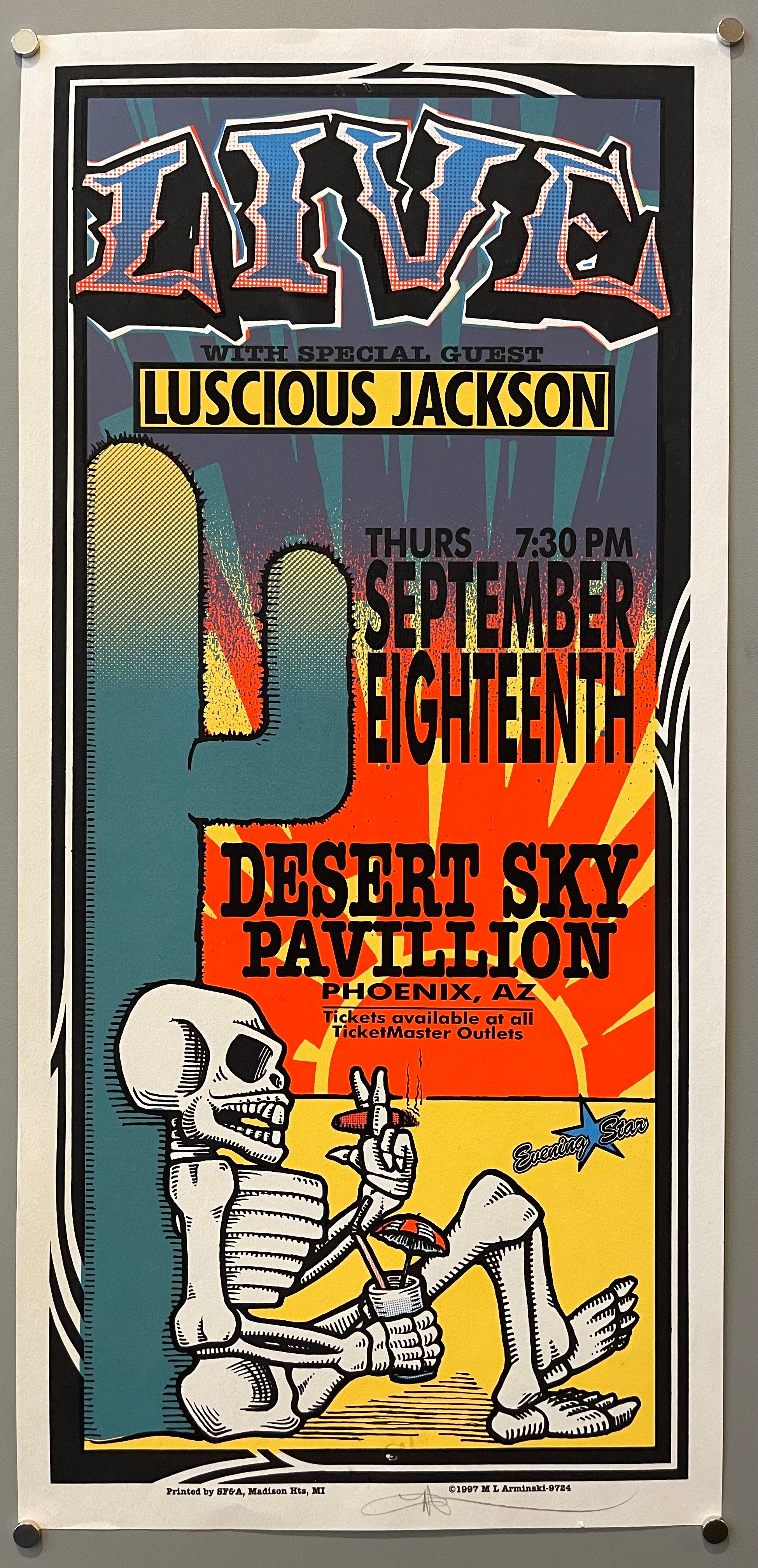 Live with Luscious Jackson Poster