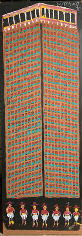 Link to Apartment With Cowgirls #03, Jimmie Lee Sudduth PaintingU.S.A, c. 1995 Product