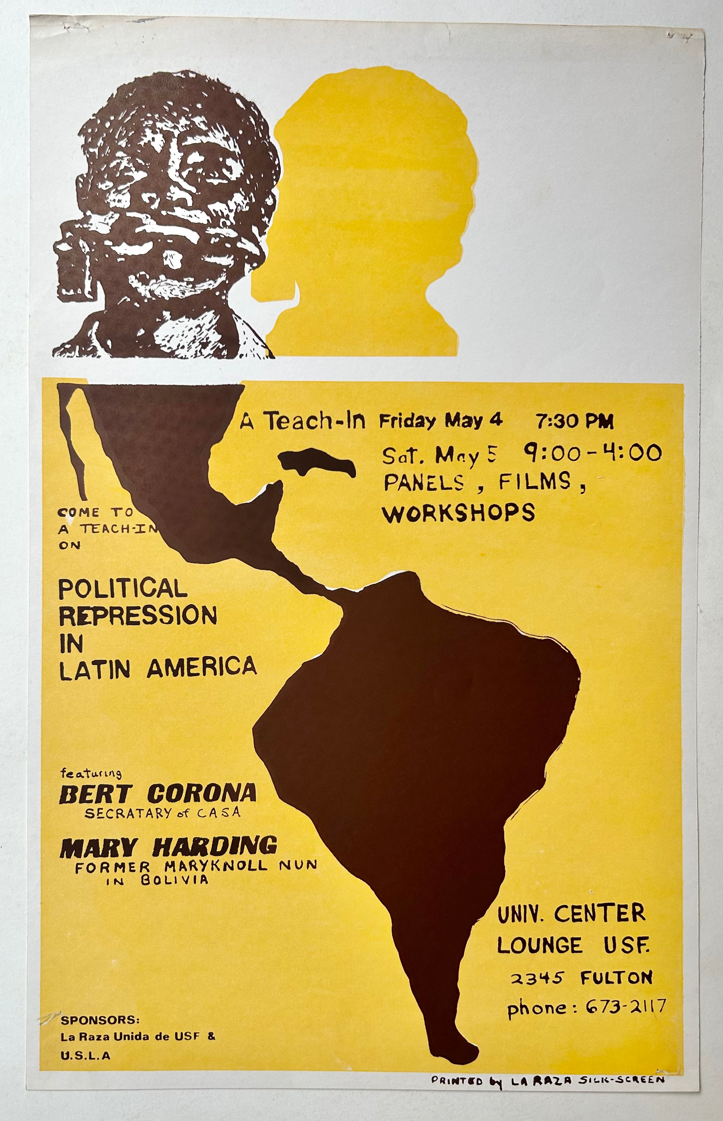 Political Repression in Latin America Poster