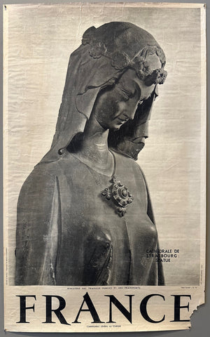 Link to  Cathédrale De Strasbourg Statue PosterFrance c. 1955  Product