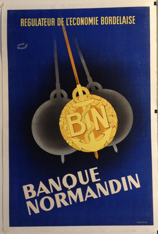 Link to  Régulateur De L'Économie Bordelaise "Banque Normandin"France, C. 1950  Product