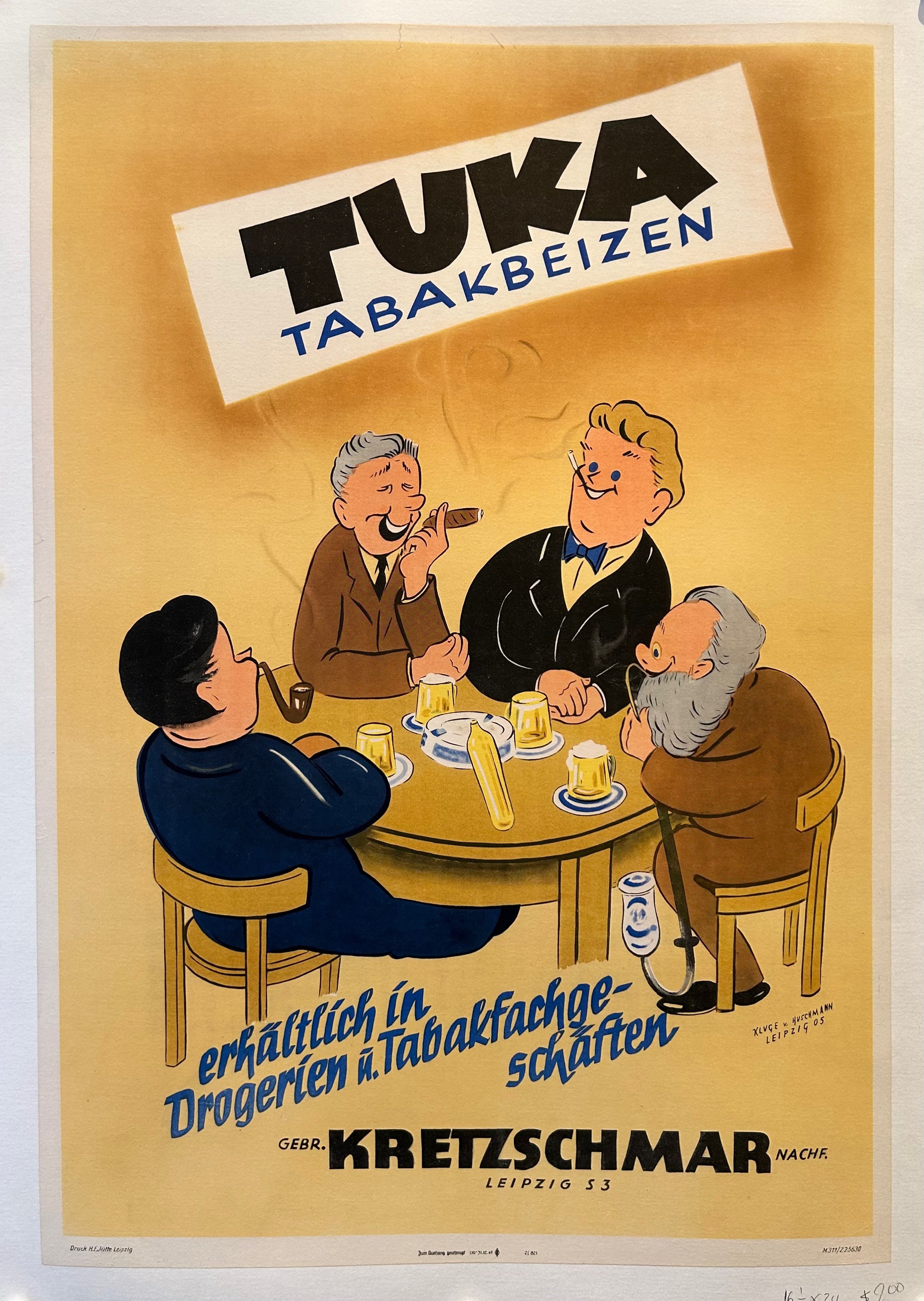 Tuka Tabakbeizen Poster ✓