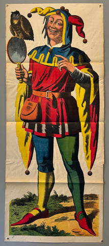 Link to Jester Holding Owl Weissenburg Lithograph #7France, c. 1890s Product