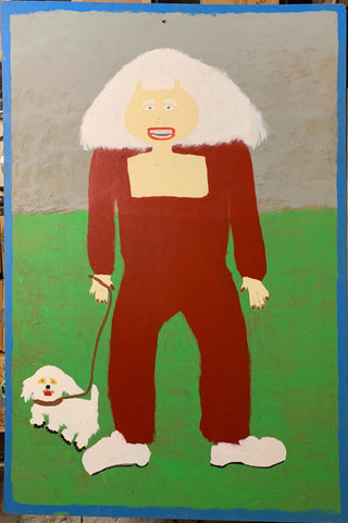 Link to Jake McCord Painting Jogging with Her Dog #12McCord Painting, c. 1990 Product