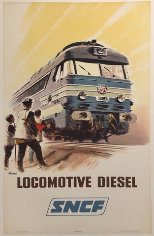Link to  Locomotive Diesel SNCF Poster ✓France, c. 1960s  Product