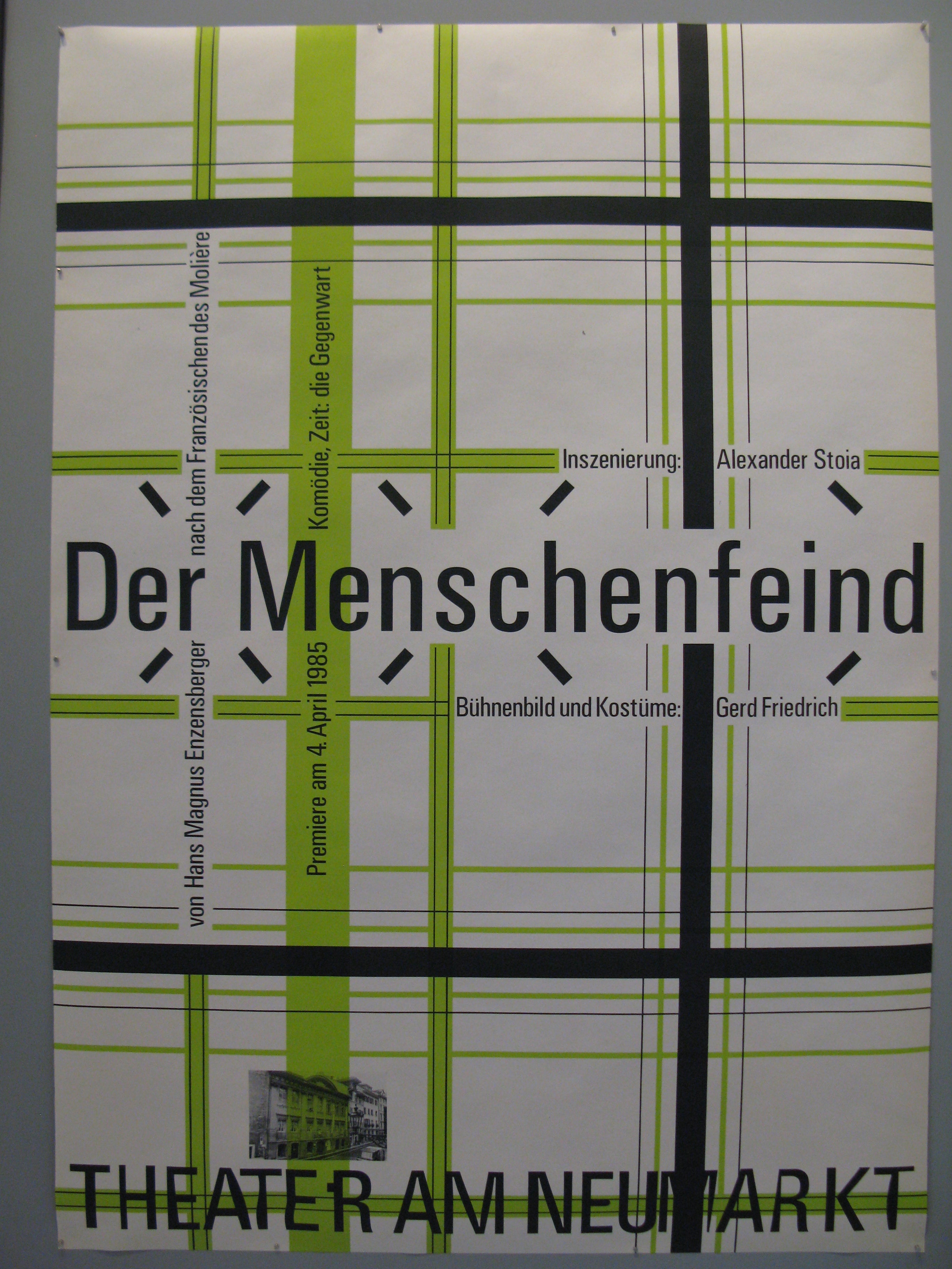 Der Menschenfeind Swiss Poster