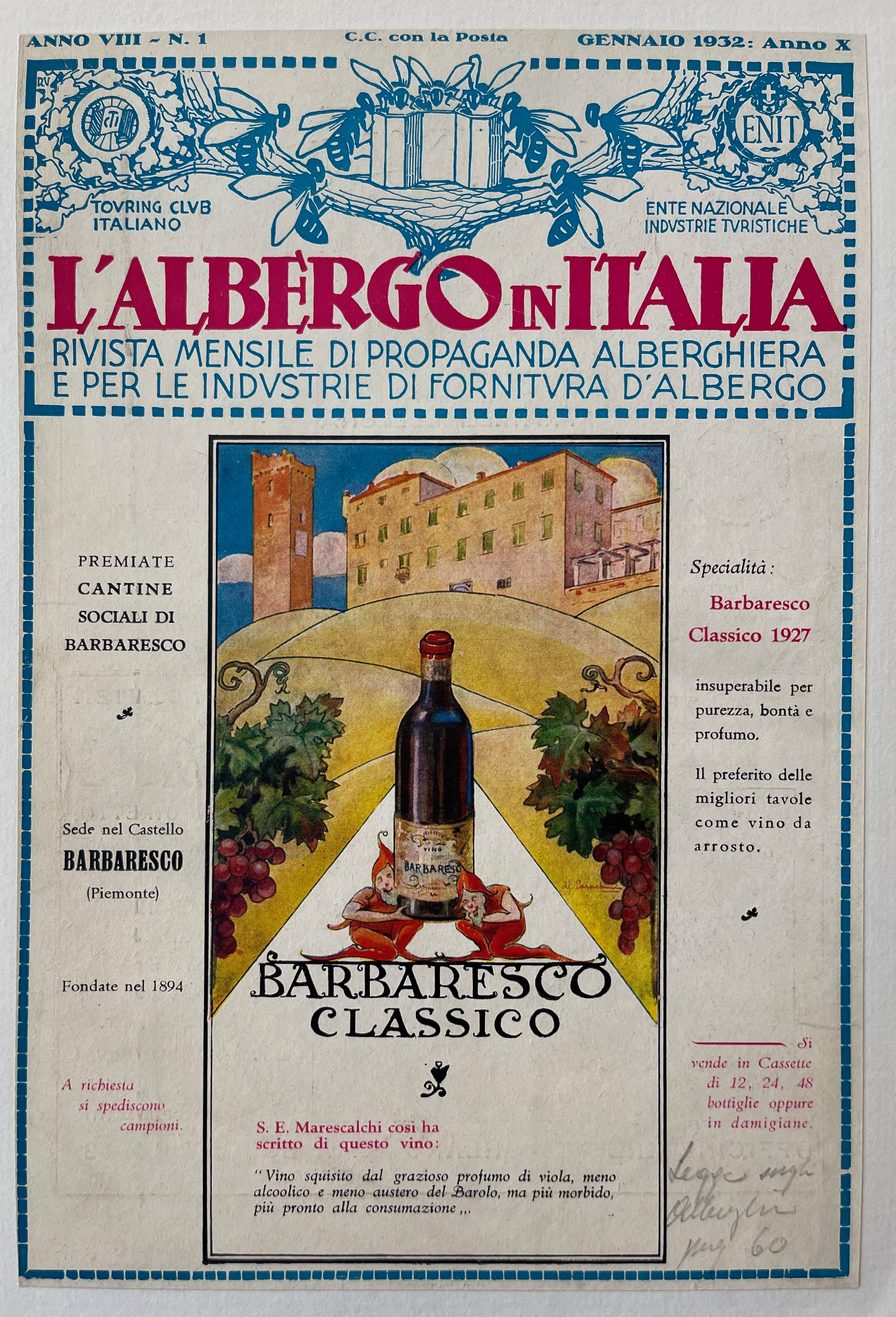 L'Albergo in Italia Cover