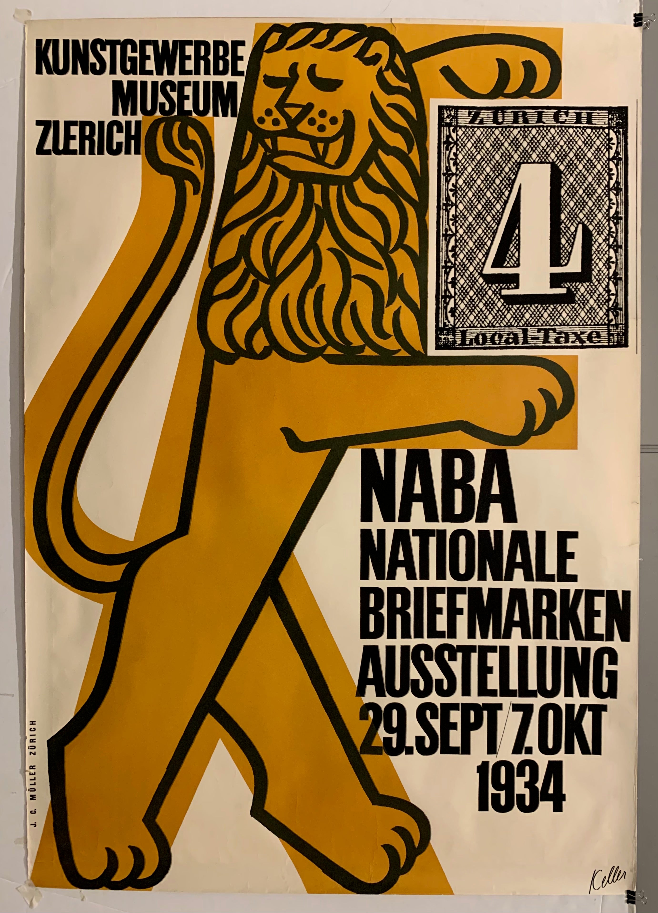 Naba Nationale Briefmarkenausstellung Poster