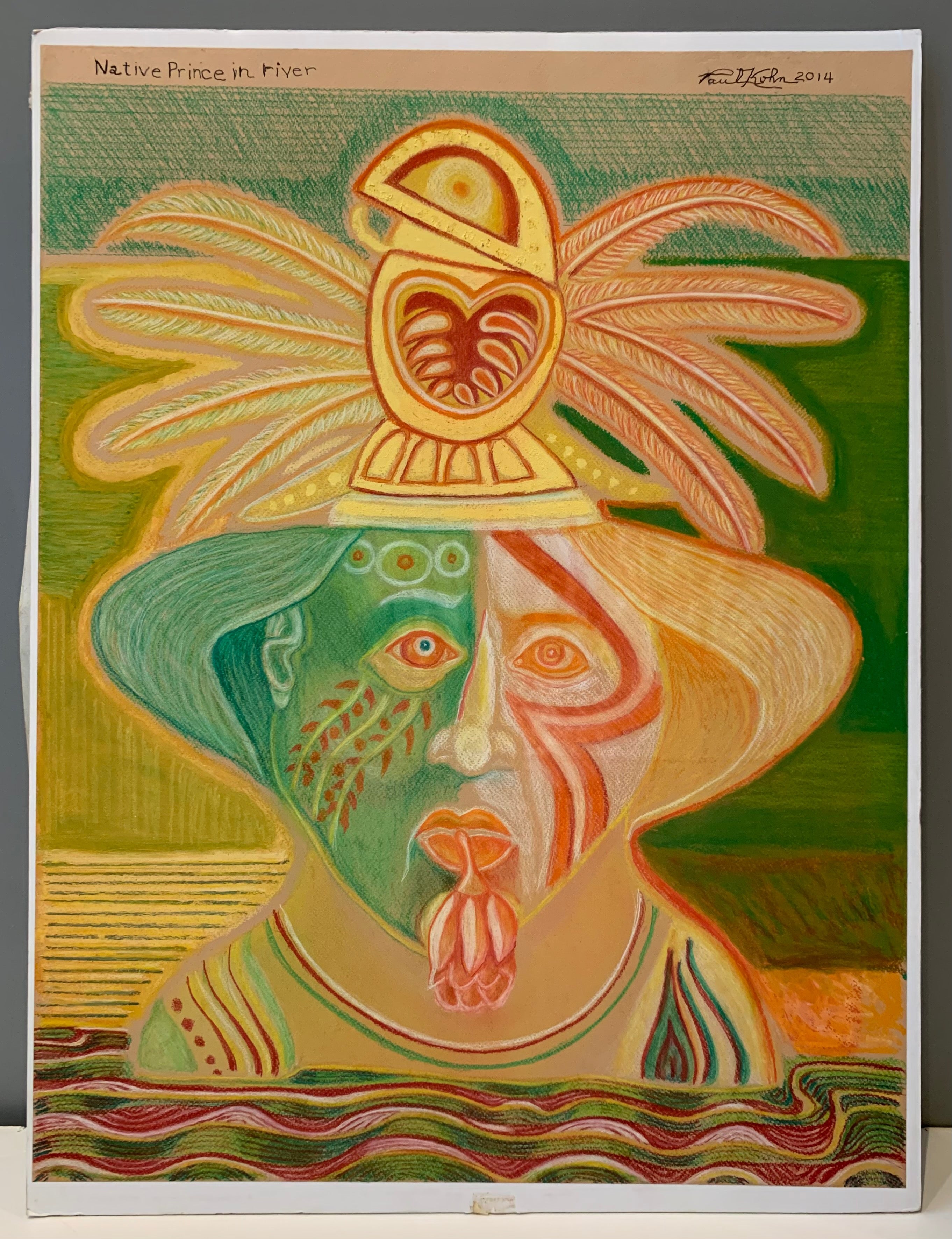 Paul Kohn 'Native Prince in River' #250