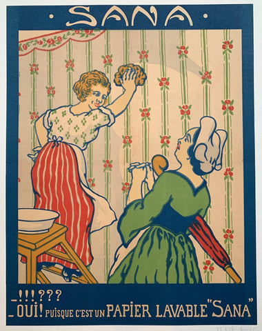 Link to Sana Oui! Puiscque C'est un Papier Lavable "Sana"France, C. 1920 Product