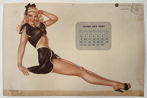 Link to  Esquire Girl Calendar February 1947U.S.A., 1947  Product