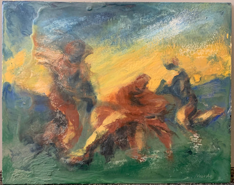 Link to  Philip Ross Munro Encaustic Dancers PaintingU.S.A., 1991  Product