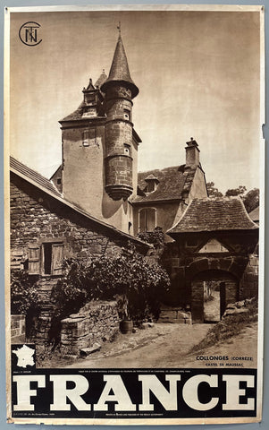 Link to  Castel de Maussac, Collonges PosterFrance c. 1955  Product