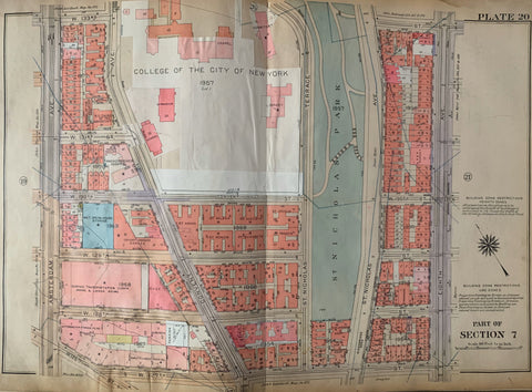 Link to Atlas of the City of New York Borough of the Manhattan (Volume 4)New York City, 1924 Product