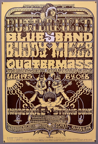 Link to  Butterfield Blues Band Fillmore West PosterUSA, 1970  Product