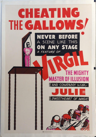 Link to  Virgil The Mighty Master of Illusion and Company with Julie Sweetheart of MagicC. 1940s  Product