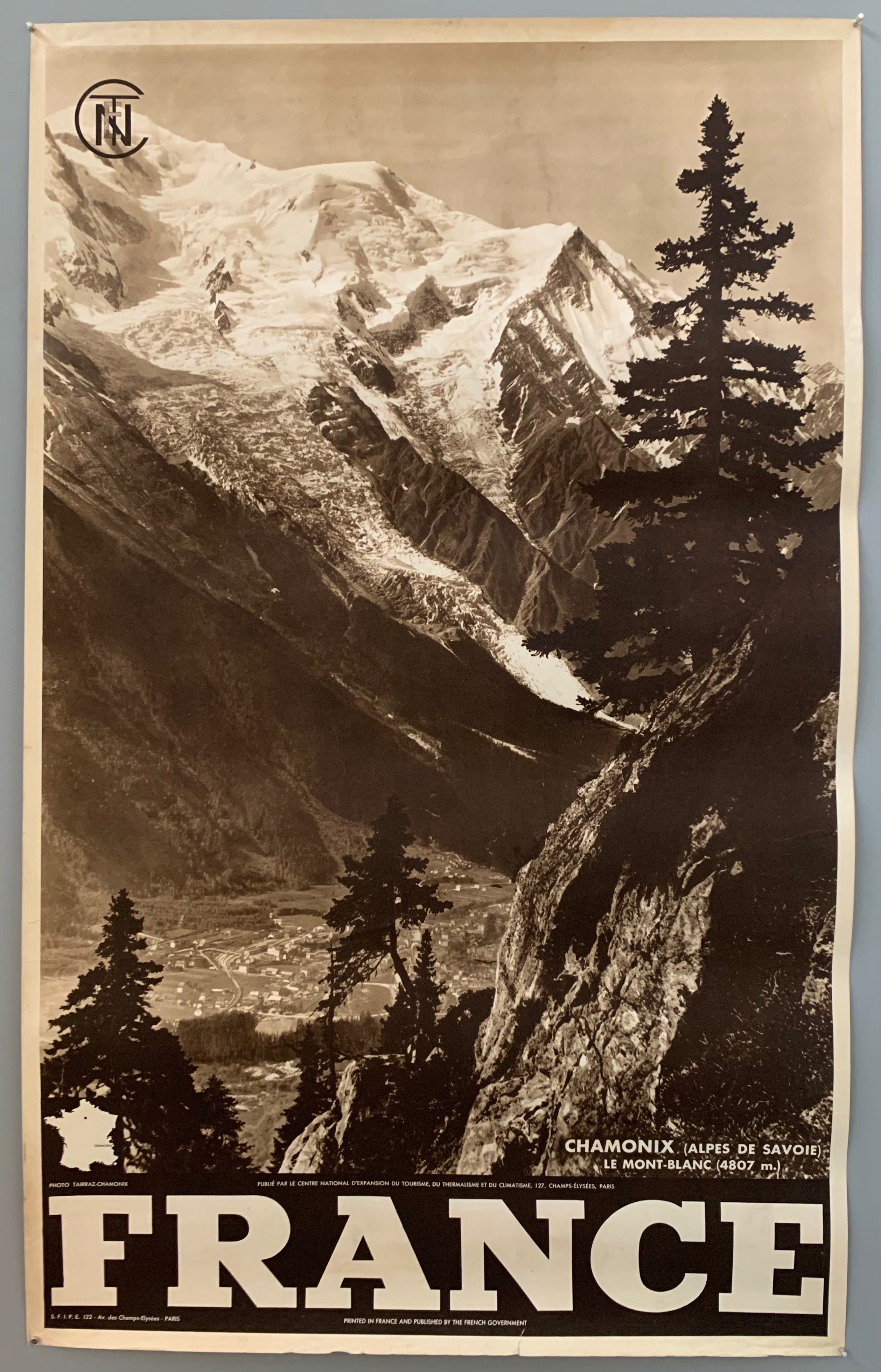 angst Instrument Smitsom sygdom Chamonix Le Mont-Blanc Poster – Poster Museum