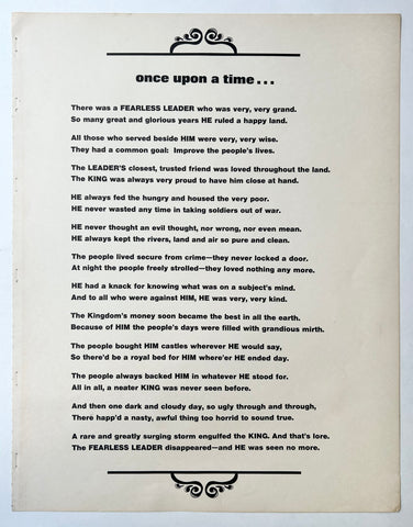 Link to  The Fearless Leader of UZ Poster #5USA, c. 1972  Product