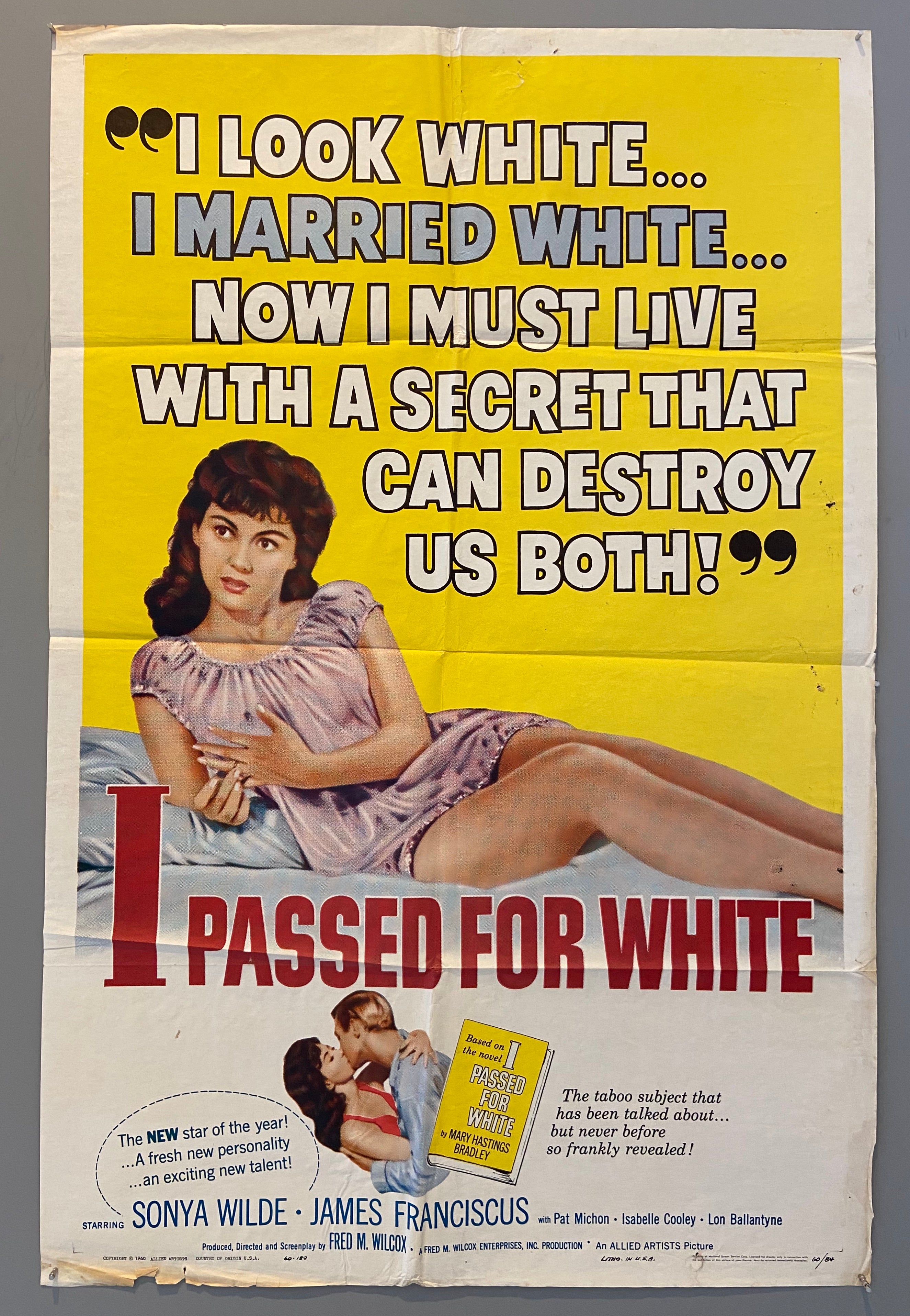 I Look White... I Married White... Now I Must Live With A Secret That Can Destroy Us Both! -- I Passed for White