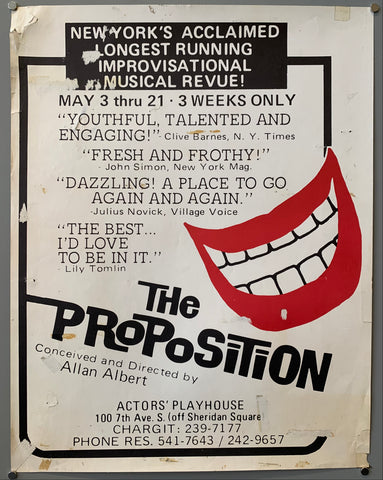 Link to  The Proposition PosterU.S.A., 1972  Product