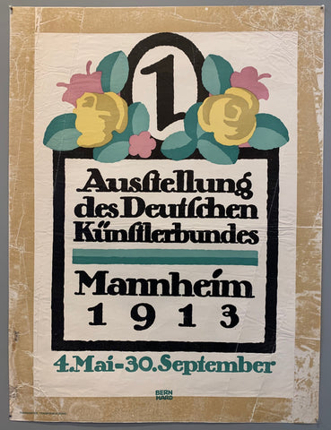 Link to Ausstellung des Deutschen Künstlerbundes Mannheim PosterGermany, c. 1913 Product