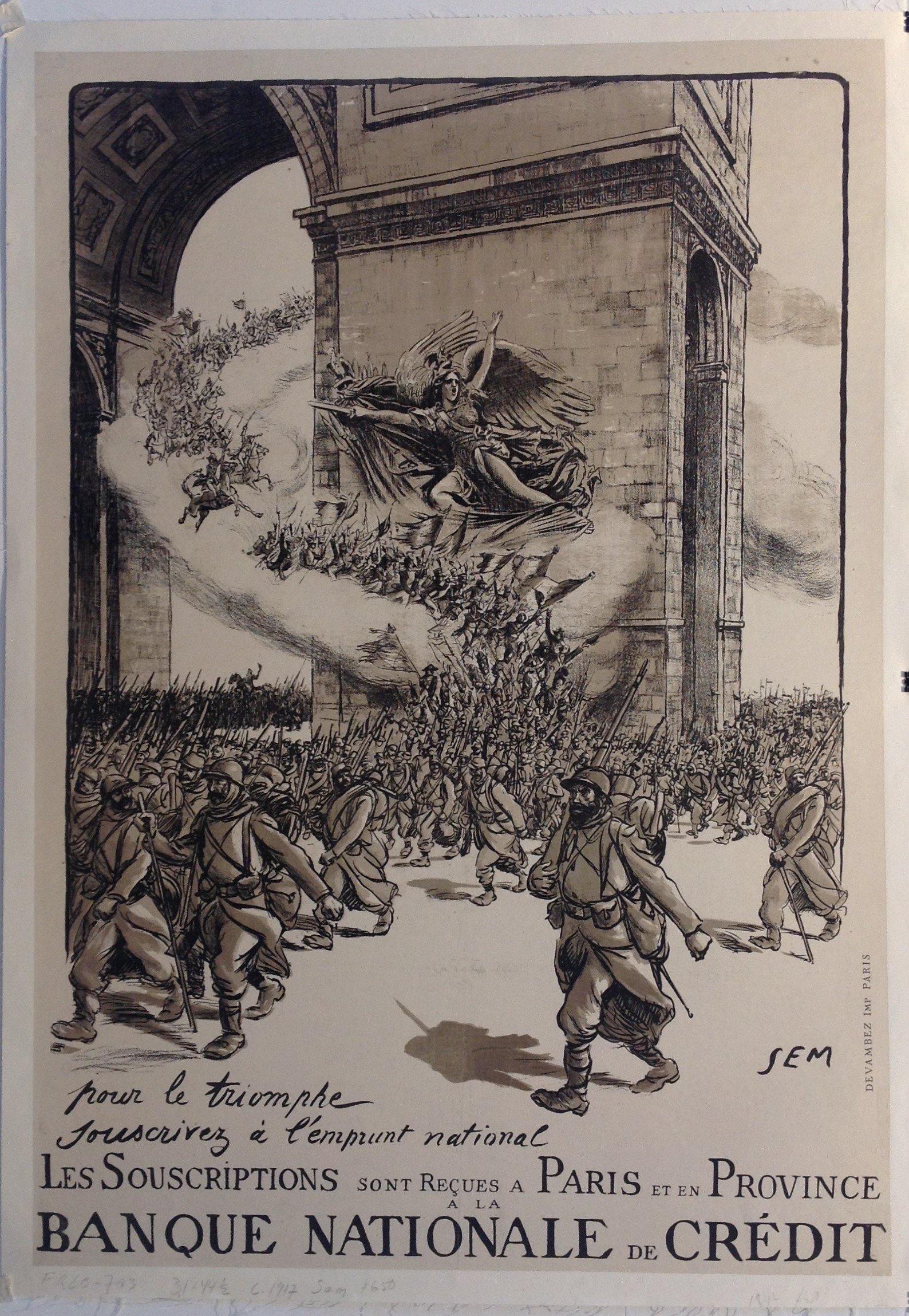 Les Souscriptions Sont Rescues A Paris et en Province Banque Nationale de Credit - Poster Museum