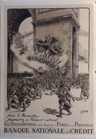 Link to Les Souscriptions Sont Rescues A Paris et en Province Banque Nationale de CreditFrance, 1917 Product