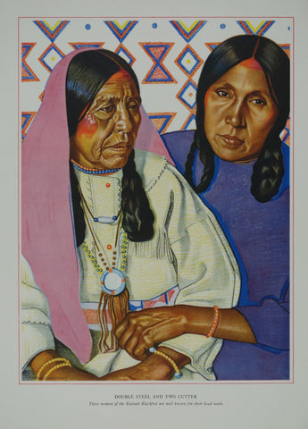 Link to Portrait of Blackfeet Indian - Double Steel and Two CutterWinold Reiss Product