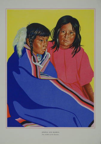 Link to Portrait of Blackfeet Indian - Spopeia and MameiaWinold Reiss Product