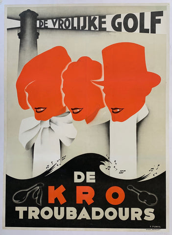 Link to De Vrolijke Golf - De KRO TroubadoursNetherlands, C. 1935 Product