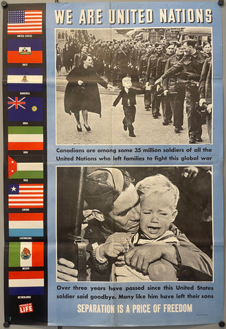 Link to  United Nations Life Magazine Poster #7U.S.A., c. 1940s  Product
