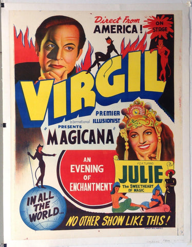 Link to  Virgil Premier Illusionist International Presents "Magicana"USA, C. 1940s  Product