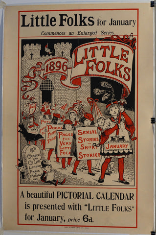 Link to  Little Folks for January Commences an Enlarged Series 1896Sweden, C. 1895  Product