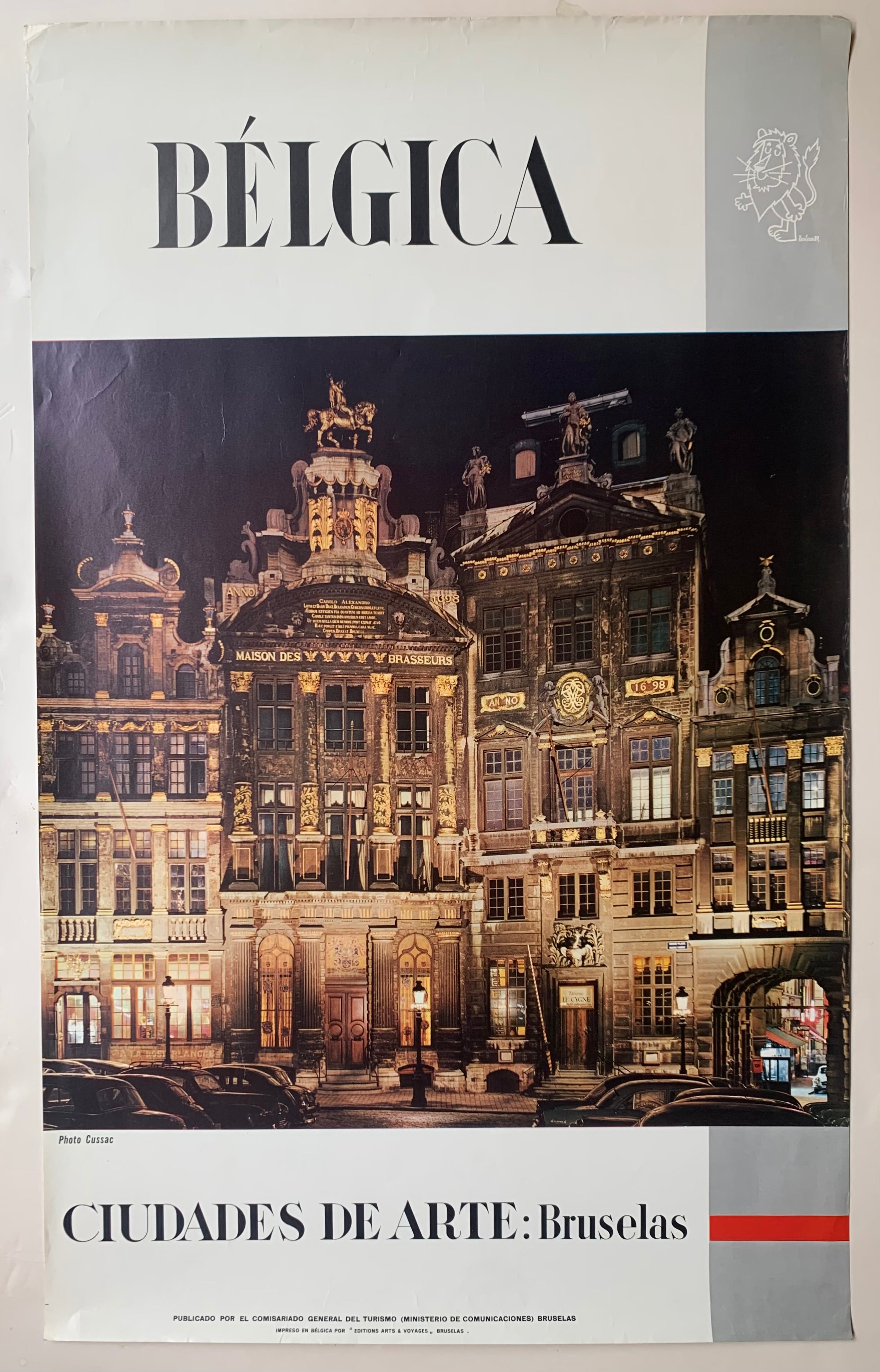 Belgica Ciudades de Arte: Bruselas Poster
