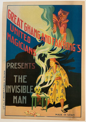 Link to Chang and Fak-Hong's United Magicians Presents: The Invisible ManC. 1930s Product