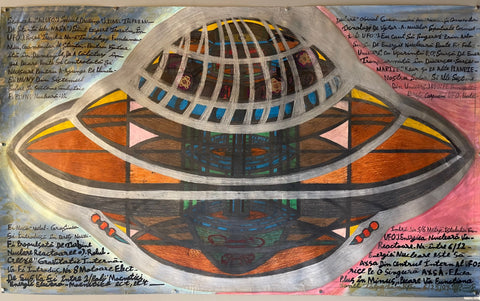 Ionel Talpazan 'Science and Art UFO: Special Drawing' Painting