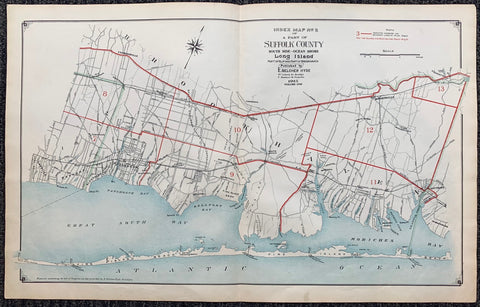 Link to Long Island Index Map No.2 - Cover Suffolk County, BrookhavenLong Island, C. 191515 Product