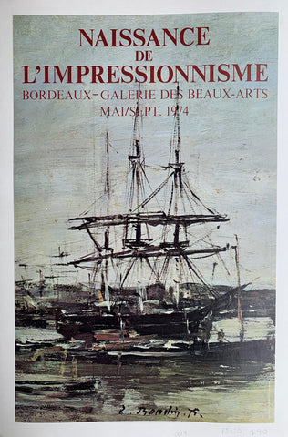Link to  Naissance de L'Impressionnisme -- Bordeaux - Galeries Des Beaux - Arts Mai/Sept. 1974France, 1974  Product