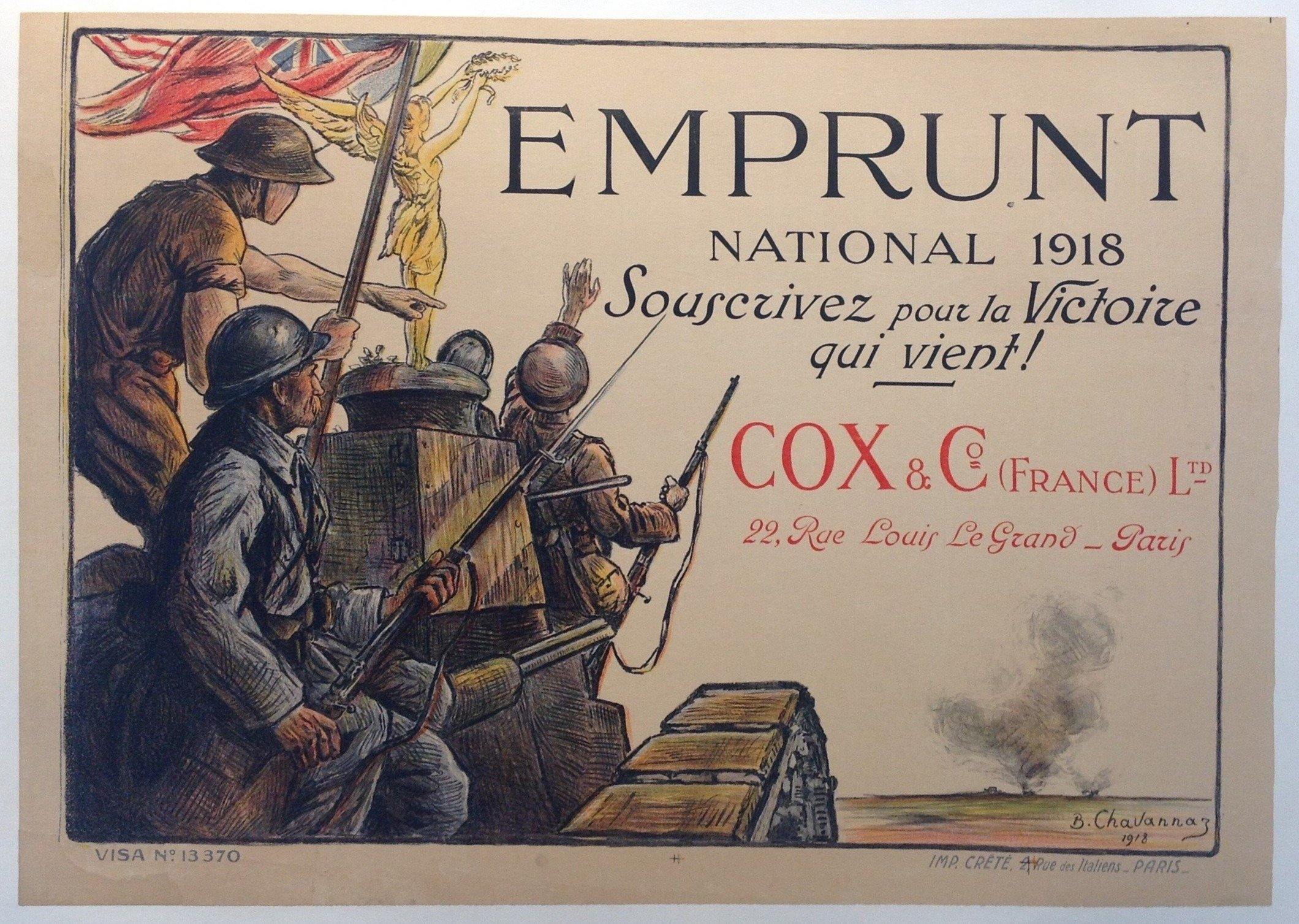 Emprunt National 1918 -- Souscrivez pour la Victoire qui Vient! - Poster Museum