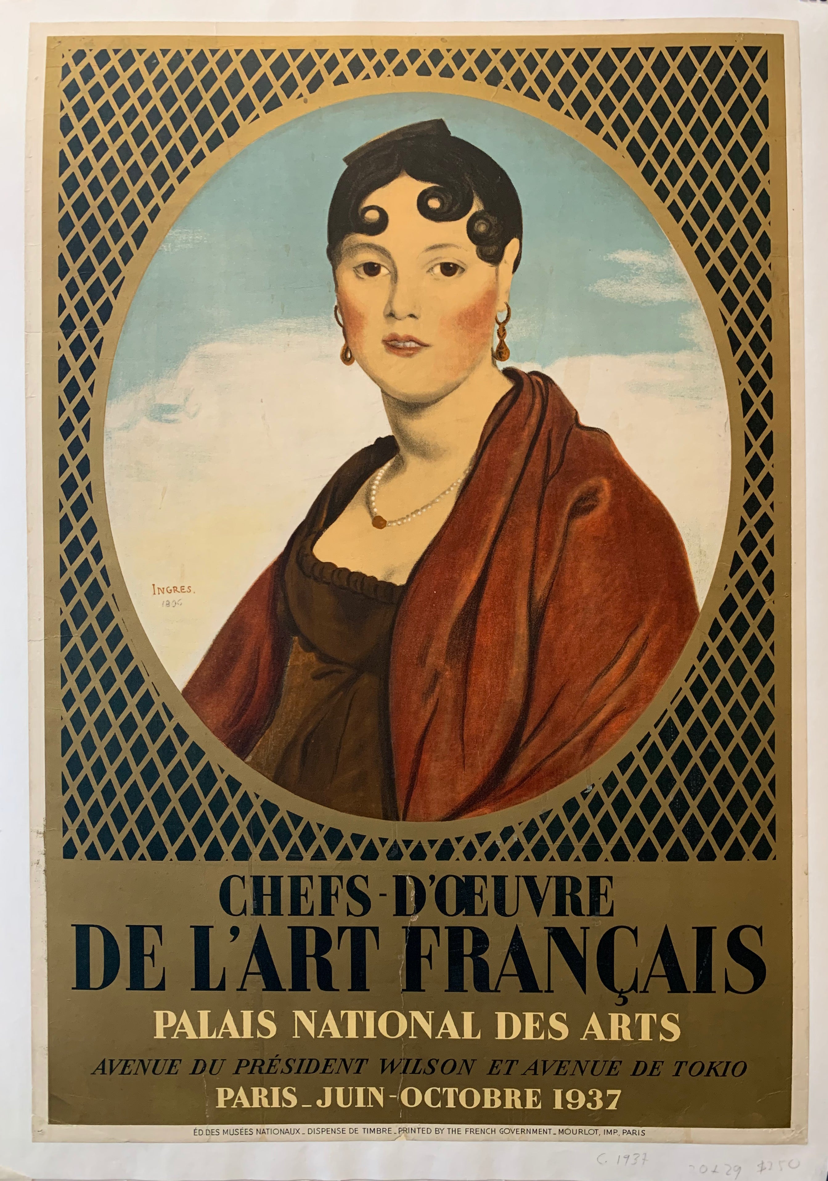 Portrait of a woman by Ingres