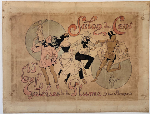 Link to Salon des Cent "13e en Exp Galeries de la Plume"France, C. 1900 Product