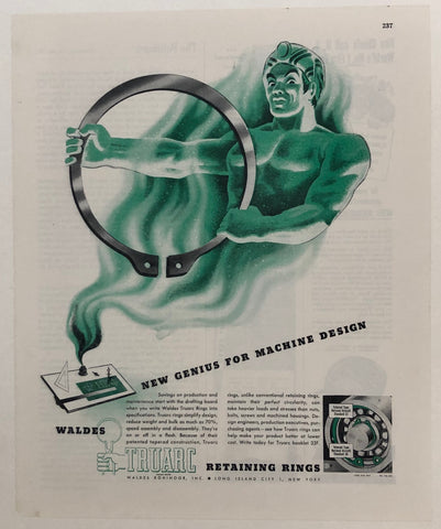 Link to  Waldes Truarc PrintU.S.A., c. 1945  Product