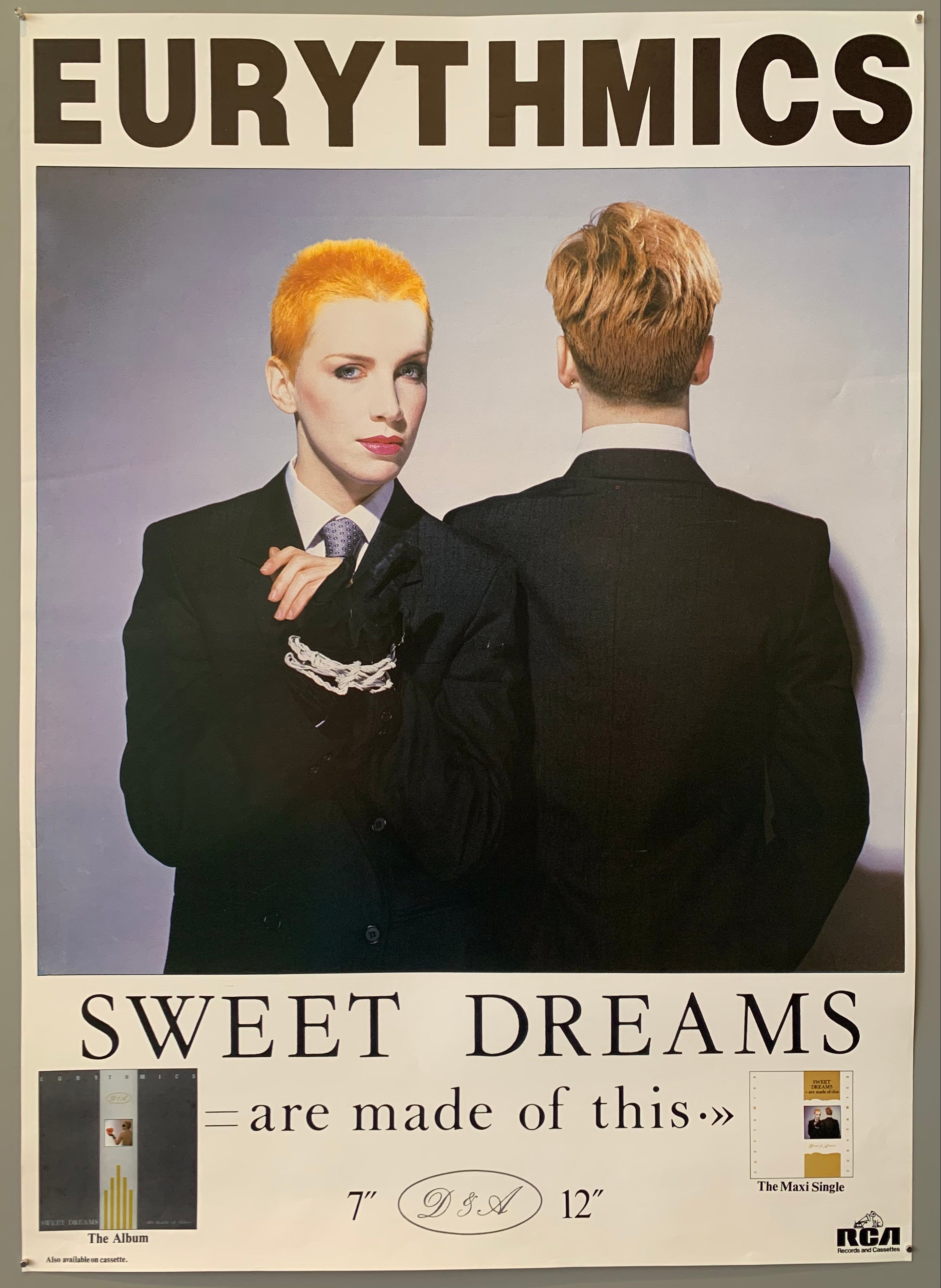 Urskive Foranderlig søm Eurythmics 'Sweet Dreams' Poster – Poster Museum